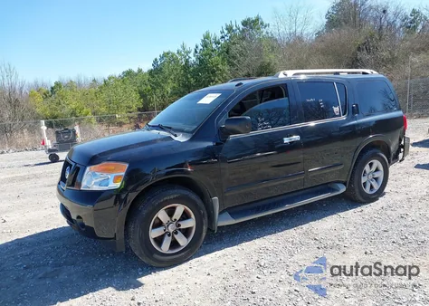 2013 Nissan Armada Sv z USA, uszkodzony, nr VIN 5N1BA0ND2DN600802
